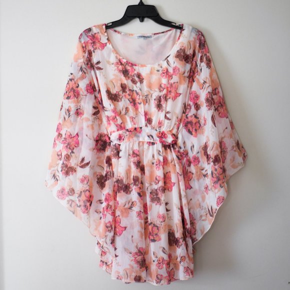 Charlotte Russe Dresses & Skirts - Charlotte Russe Pink Floral Dress M